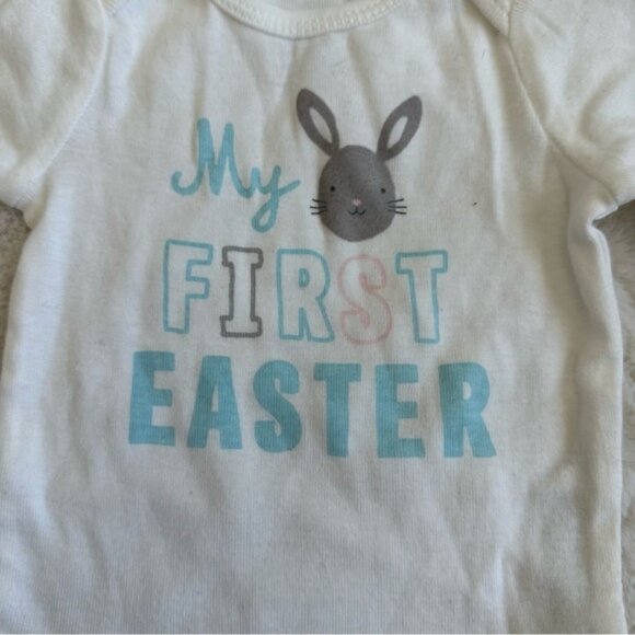 Carter's | Unisex "My First Easter" Collectible Bodysuit | Size Newborn - Picture 4 of 7